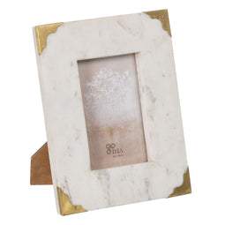 Fotolijsten Wit Gouden Koper Marmer 10 x 15 cm 19 x 1,5 x 24 cm