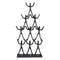 Decoratieve figuren Zwart Aluminium 36 x 8 x 70 cm