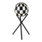 Decoratieve figuren Wit Zwart Hars Ijzer 15 x 15 x 25 cm