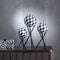 Decoratieve figuren Wit Zwart Hars Ijzer 15 x 15 x 25 cm