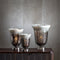 Vaas Zilverkleurig Aluminium Kristal 21 x 21 x 28 cm