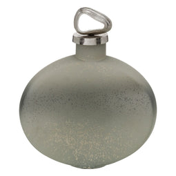 Fles Grijs Zilverkleurig Aluminium Kristal 24 x 9 x 29 cm Decoratief