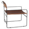 Keukenstoel Bruin Zwart Leer Ijzer 76 x 75 x 89 cm