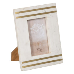 Fotolijsten Wit Gouden Koper Marmer 10 x 15 cm 19 x 1,5 x 24 cm