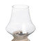 Kaarshouder Wit Hout Kristal 33 x 33 x 43 cm