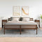 Nachtkastjes 2 st met lade 35x34x66,5 cm bruin eikenkleurig