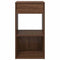 Nachtkastjes 2 st met lade 35x34x66,5 cm bruin eikenkleurig