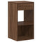Nachtkastjes 2 st met lade 35x34x66,5 cm bruin eikenkleurig