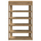 Schoenenrek 60x30x98 cm bewerkt hout artisanaal eikenkleur