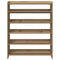 Schoenenrek 80x25x100 cm bewerkt hout artisanaal eikenkleur