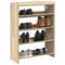 Schoenenrek 80x25x61,5 cm bewerkt hout sonoma eikenkleurig