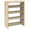 Schoenenrek 80x25x61,5 cm bewerkt hout sonoma eikenkleurig
