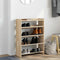 Schoenenrek 80x25x61,5 cm bewerkt hout sonoma eikenkleurig