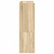 Schoenenrek 80x25x61,5 cm bewerkt hout sonoma eikenkleurig