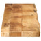 Tafelblad met natuurlijke rand 140x40x3,8 cm massief mangohout
