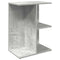 Nachtkastjes 2 st 46,5x29x61 cm bewerkt hout betongrijs