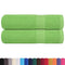 Douchehanddoeken 2 st 70x140 cm 360 g/m 100% katoen appelgroen