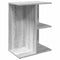 Nachtkastjes 2 st 46,5x29x61 cm bewerkt hout grijs sonoma eiken
