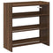 Schoenenrek 60x25x62 cm bewerkt hout bruin eikenkleur