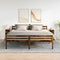Nachtkastjes 2 st met lade 20x36x60 cm gerookt eikenkleurig