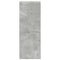 Boekenkast stapelbaar 30x30x80 cm bewerkt hout betongrijs
