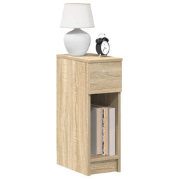 Nachtkastjes 2 st met lade 20x36x60 cm sonoma eikenkleurig
