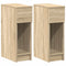 Nachtkastjes 2 st met lade 20x36x60 cm sonoma eikenkleurig