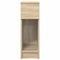Nachtkastjes 2 st met lade 20x36x60 cm sonoma eikenkleurig