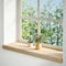 Vensterbanken 2 st onbehandeld 70x30x2 cm massief eikenhout