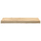 Vensterbanken 2 st onbehandeld 70x30x2 cm massief eikenhout