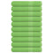 Handdoeken 10 st 100x200 cm 360 g/m 100% katoen appelgroen
