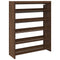 Schoenenrek 80x25x100 cm bewerkt hout bruin eikenkleur