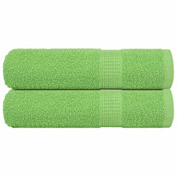 Badhanddoeken 2 st 100x150 cm 360 g/m 100% katoen appelgroen
