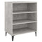 Dressoir 57x35x70 cm bewerkt hout betongrijs