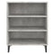 Dressoir 57x35x70 cm bewerkt hout betongrijs