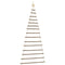 Hangende kerstboom met topster 100x210 cm naturel tak