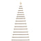 Hangende kerstboom met topster 100x210 cm naturel tak