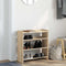 Schoenenrek 60x25x62 cm bewerkt hout sonoma eikenkleurig