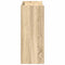 Schoenenrek 60x25x62 cm bewerkt hout sonoma eikenkleurig