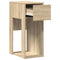Computertorenstandaard met lade 30x44x74 cm sonoma eikenkleurig