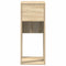 Computertorenstandaard met lade 30x44x74 cm sonoma eikenkleurig