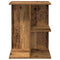 Nachtkastjes 2 st 46,5x29x61 cm bewerkt hout oud houtkleurig