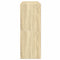 Schoenenrekken 2 st stapelbaar 89,5x30x40 cm sonoma eikenkleur