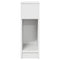 Nachtkastjes 2 st met lade 20x36x60 cm wit