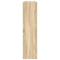 Schoenenrek 80x25x100 cm bewerkt hout sonoma eikenkleurig