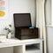Houten kist met deksel 40x30x23 cm massief grenenhout zwart