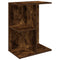 Nachtkastjes 2 st 46,5x29x61 cm bewerkt hout gerookt eikenkleur