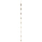 Wanddecoratie laddervormig 50x150 cm naturel tak