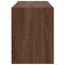Schoenenrek stapelbaar 89,5x30x40 cm bruin eikenkleur