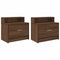 Nachtkastjes 2 st met lade 51x31x47 cm bruin eikenkleurig